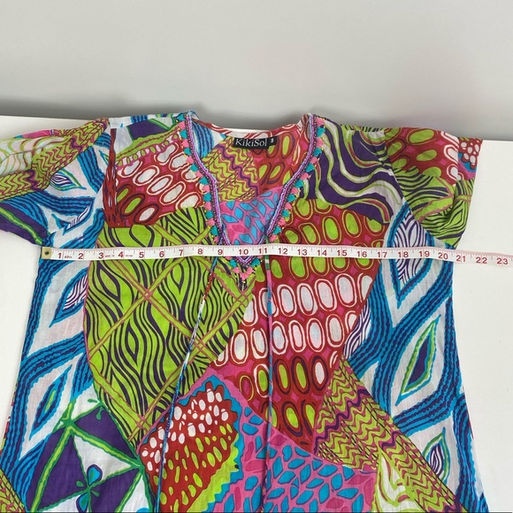 KiKi Sol Swimsuit Coverup Multicolor Size Small - Picture 8 of 9
